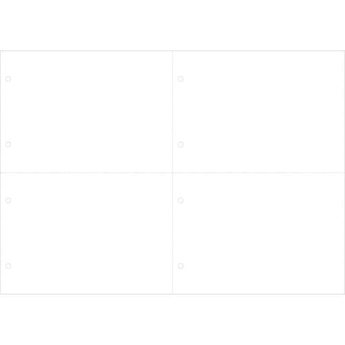 HISAGO マルチプリンタ帳票 A3 白紙 4面