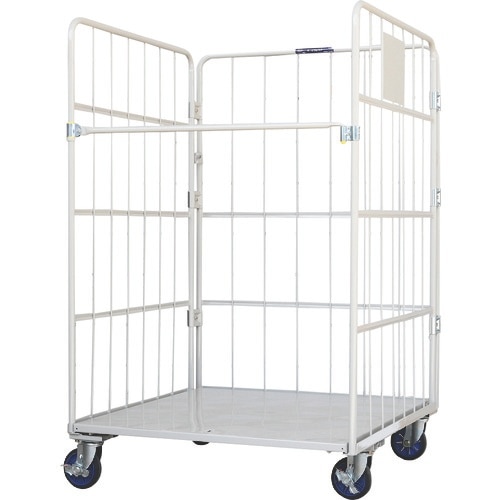 ワコーパレット 床板スチール製カゴ車 1100x1