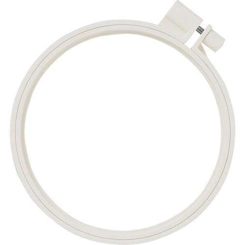 CLOVER カラフル刺しゅう枠12cm アイボリ