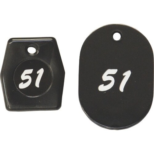 光 クロークチケット 黒 51ー100