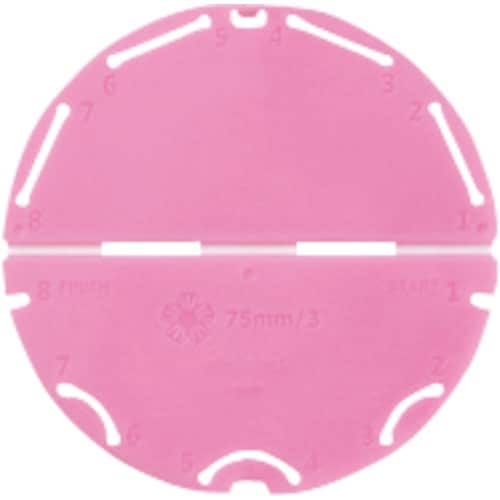 CLOVER つまみ細工プレート丸ひだつまみL