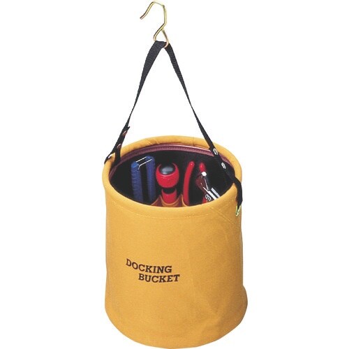 コヅチ 10号(ブラウン)防水帆布 ドッキングバケ