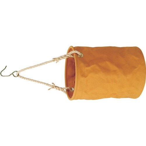 コヅチ 10号(ブラウン)防水帆布 底板付電工用バ