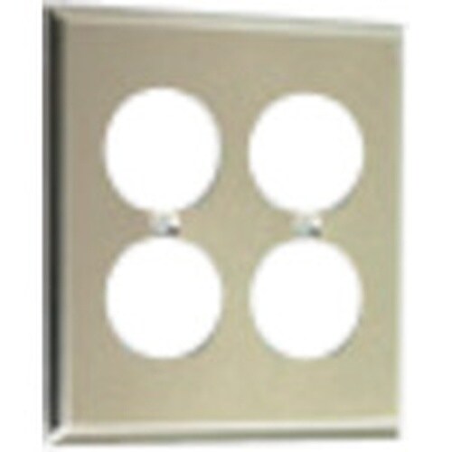 アメリカン電機 ステンプレート複式2個用