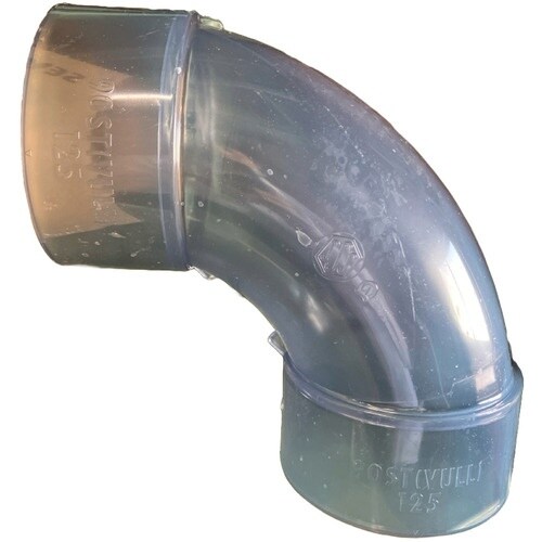 エスロン 透明DV−VU継手 90度大曲りエルボ(