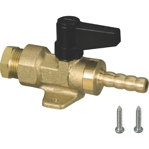 オンダ製作所 灯油コックストレート型 ボールバルブ