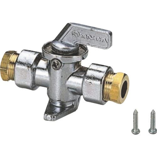 オンダ製作所 灯油中間コック Φ8×Φ8