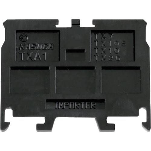 春日電機 レール式端子台エンドプレート TXA6