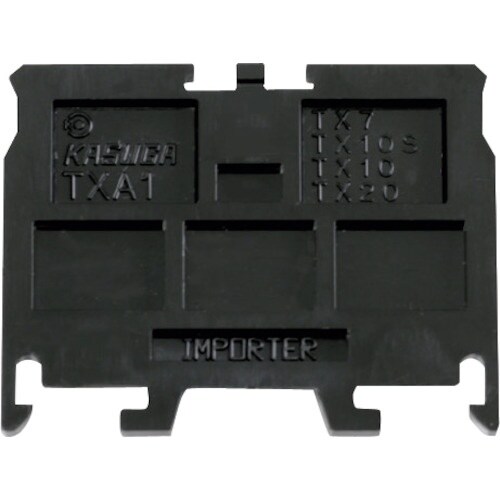 春日電機 レール式端子台エンドプレート TXUA3