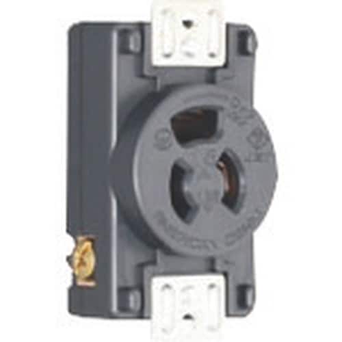 アメリカン電機 抜止形パネル用コンセント白