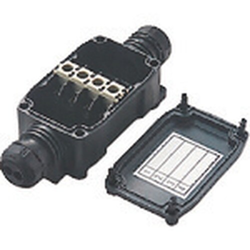 オーム電機 防水中継ボックス耐油ベージュ