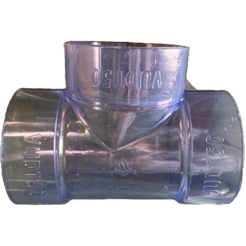 エスロン 透明DV−VU継手 90度Y(VUDT)