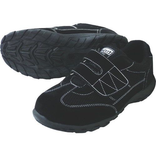 喜多 セーフティスニーカー MK7650 ブラッ