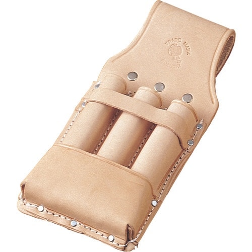 コヅチ ヌメ皮ハッカー差し3丁入 型押