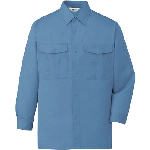 自重堂 Jichodo シャツ ブルー L