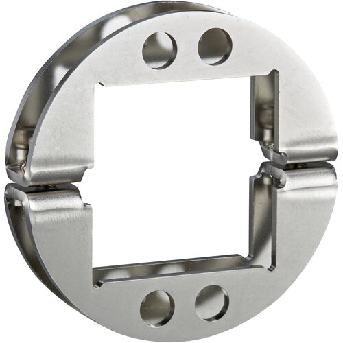 IWATA 角シャフト用 4穴付 SUS304