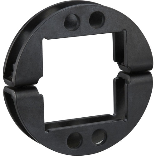 IWATA 角シャフト用 4穴付 黒染め