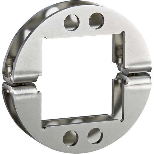 IWATA 角シャフト用 4穴付 SUS304