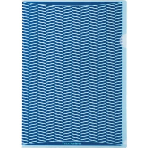 HISAGO トリック!クリアフォルダ ブルー A