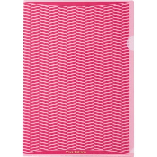 HISAGO トリック!クリアフォルダ ピンク A