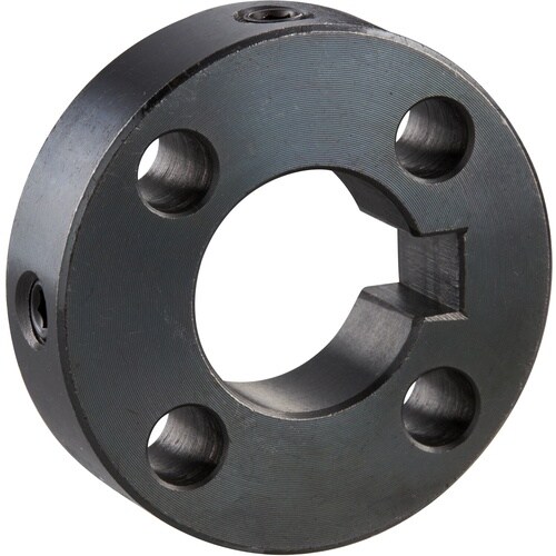 IWATA セットカラー キー溝付4穴 黒染め