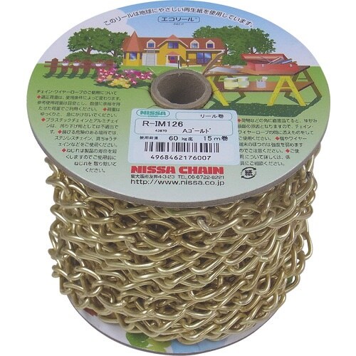 ニッサチェイン アンティークゴールド 鉄 マンテル