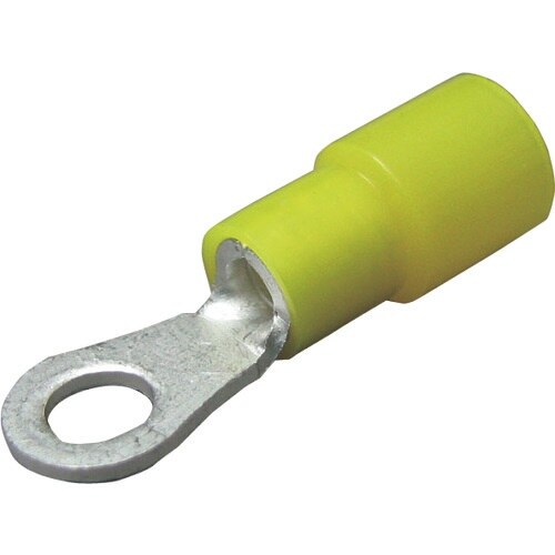 ニチフ 絶縁被覆付圧着端子(R形) 丸形(100P