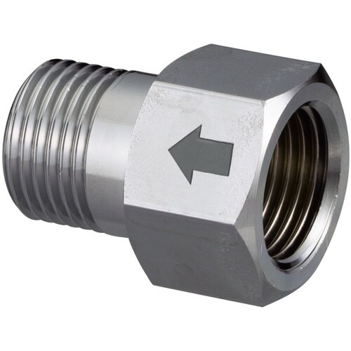 オンダ製作所 逆止弁付ニップル Rc1/2×PJ1