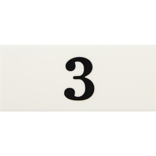 光 サインプレート ナンバーサイン 3