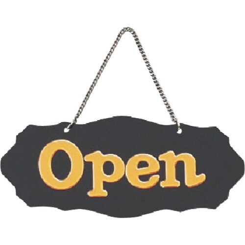 光 サインプレート Open