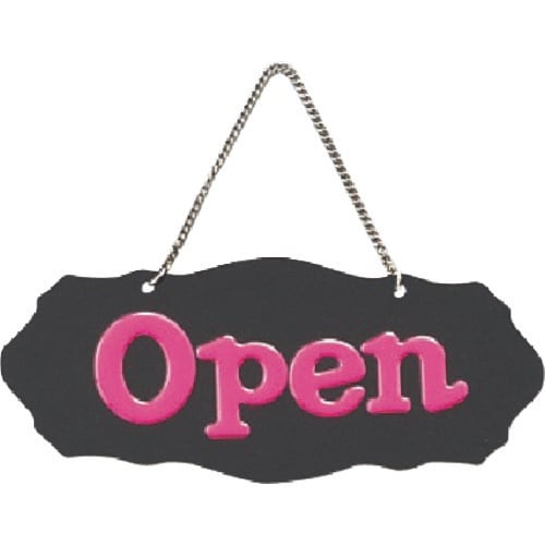 光 サインプレート Open