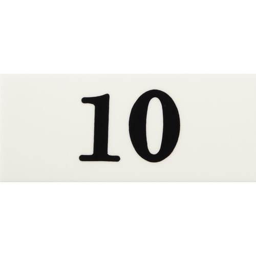 光 サインプレート ナンバーサイン 10