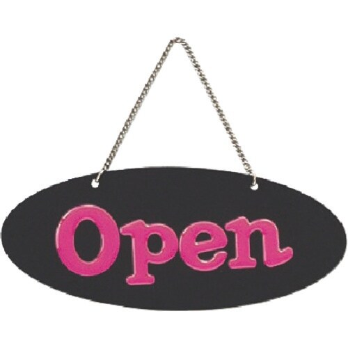 光 サインプレート Open