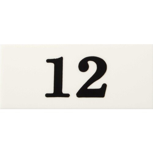 光 サインプレート ナンバーサイン 12