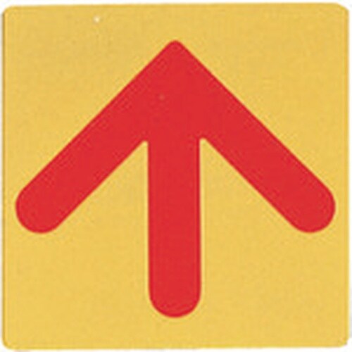 光 真鍮サインプレート 矢印