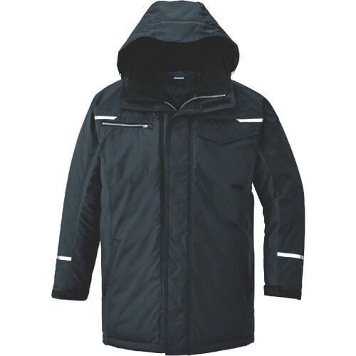 アイトス 制電防寒コート ブラック