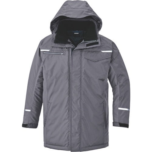 アイトス 制電防寒コート グレー