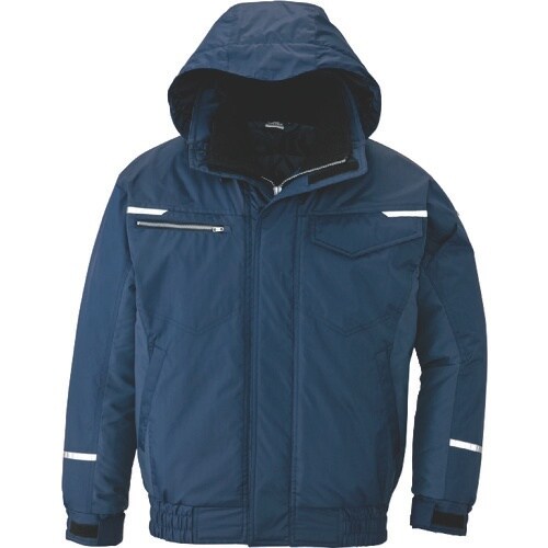 アイトス 制電防寒ブルゾン ネイビー