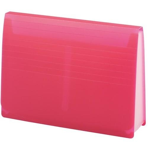 LIHIT エクスパンディングファイル 赤 A4