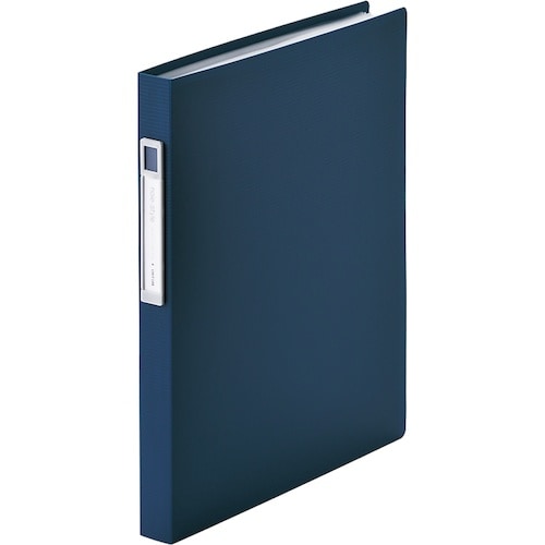 LIHIT クリヤーブック 40P ネイビー A4