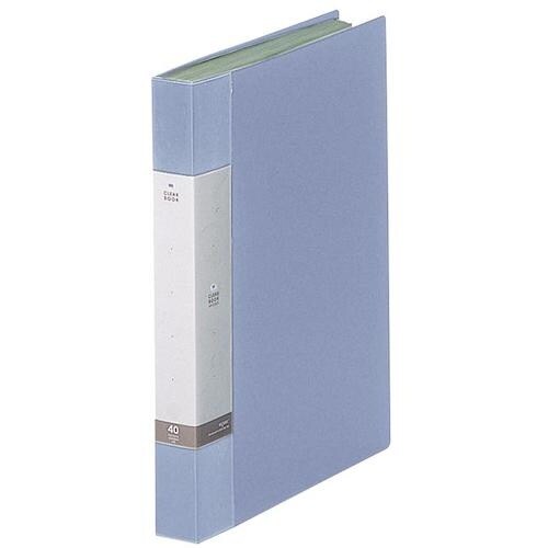 LIHIT クリヤーブック 40P 水 A4