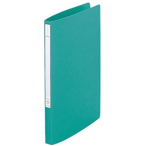 LIHIT スーパーパンチレスファイル 緑 A4