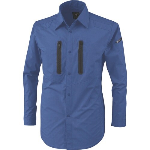 XEBEC 長袖シャツ1733−40−S ブルー