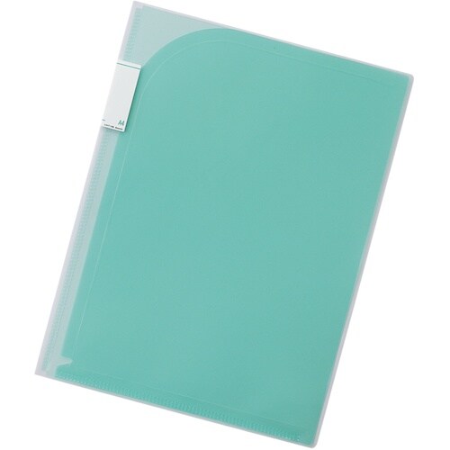 LIHIT 2ポケットホルダー 緑 A4