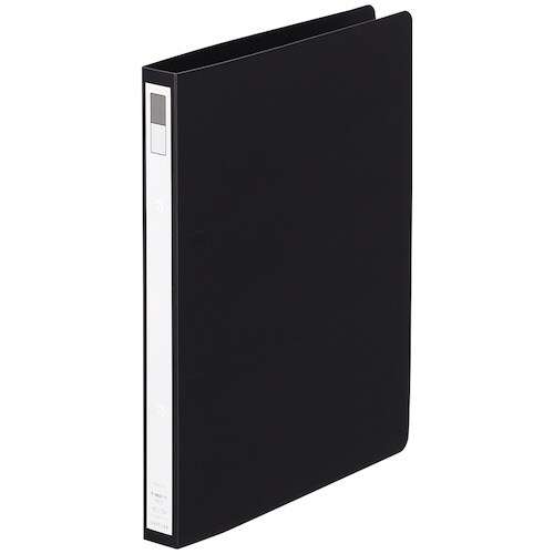 LIHIT リングファイル<ディンプル> 黒 B5