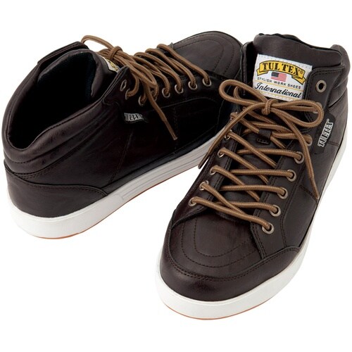 アイトス セーフティシューズミドルカット ブラウン