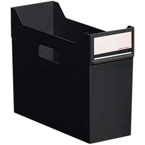 LIHIT スタックボックス 黒 A4