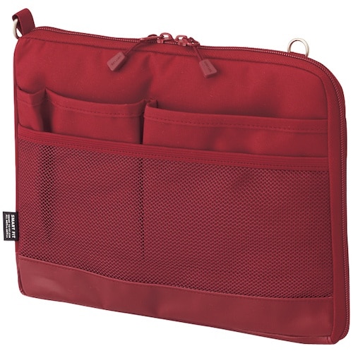 LIHIT バッグインバッグ(ヨコ型) レッド A