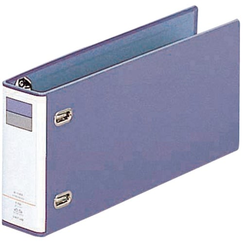 LIHIT D型リングファイル ブルーバイオレット