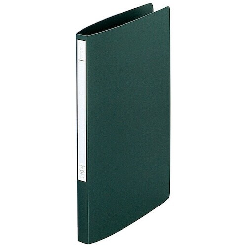 LIHIT スーパーパンチレスファイル 黒 A4